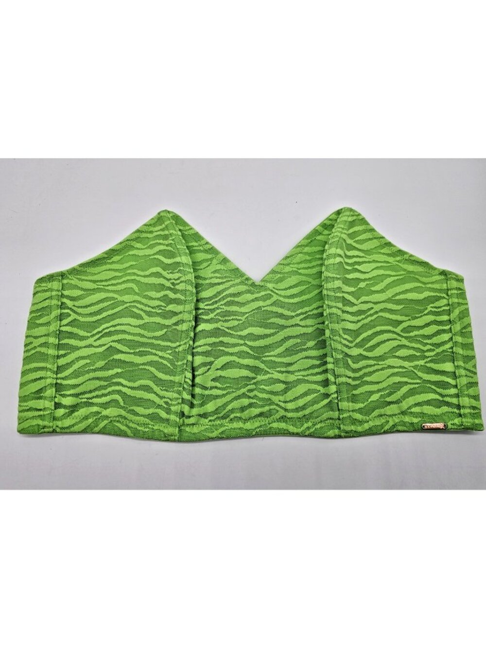 Savage X Fenty Bralette Women's Size 2X Green Tea Sheer Strapless Bandeau Bra